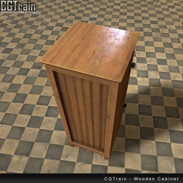 Floor Wooden Cabinet