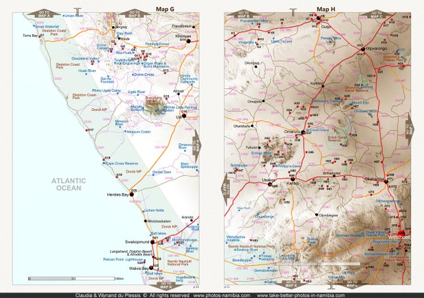 Namibia Road Map