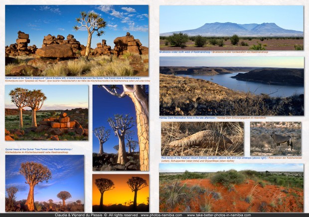 Namibia's Photographic Highlights / Namibias Fotografische Höhepunkte