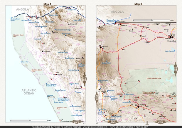 Namibia Road Map