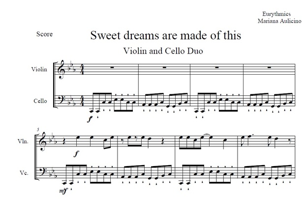 Sweet dreams (Are made of this) - Eurythmics - String Duet