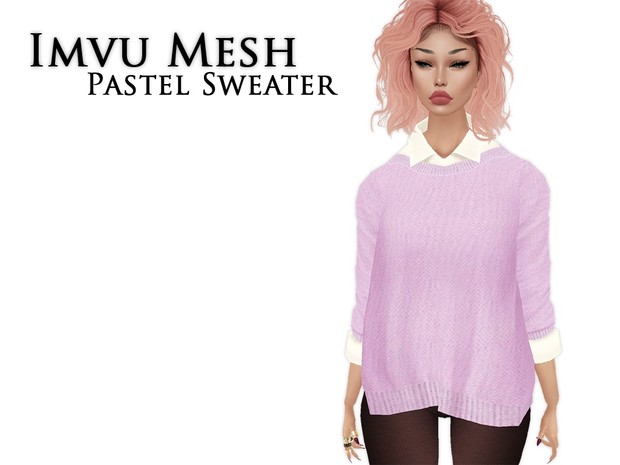 IMVU Mesh - Tops - Pastel Sweater