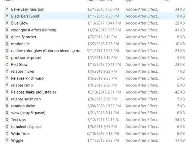 Relapse Preset Pack (UPDATED AGAIN)
