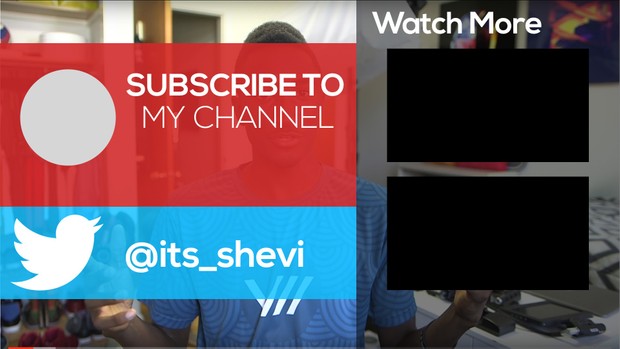 New YouTube End Screen Photoshop Template v 1.0 (.psd file instant download)