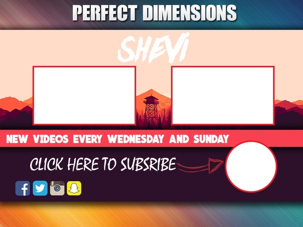 youtube end screen photoshop