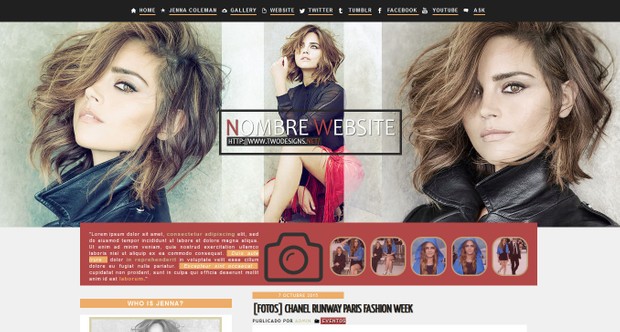 WP Premade 4 - feat Jenna Coleman