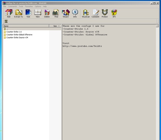 Configs for CS 1.6 CSS v34 and CSGO by feldtz