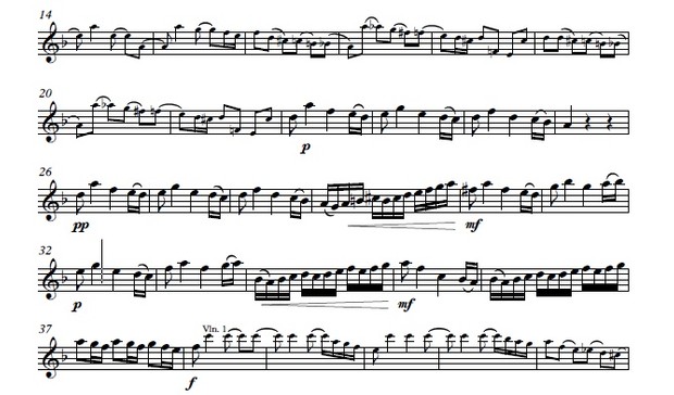 Vivaldi RV454 Oboe or trumpet sheet music play along Concerto in D minor.