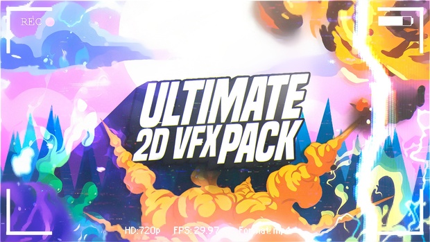 #ULTIMATE 2D VFX PACK - BEST 2D ANIMATIONS PACK. -Flopper