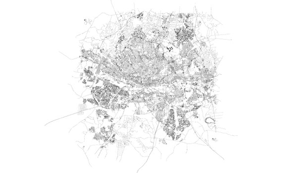 Johannesburg Road Network and Streets 3D model