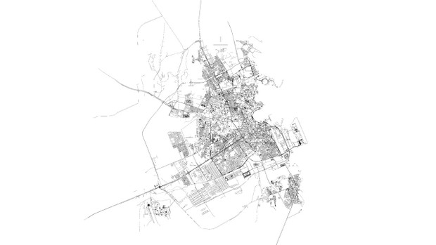 Doha Road Network and Streets Architectural 3D model