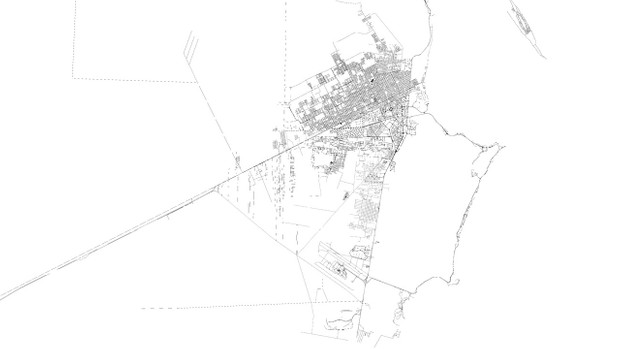 Cancun Road Network and Streets Architectural 3D model