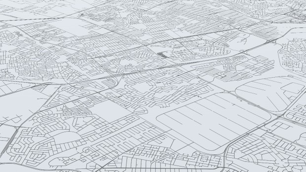 Cape Town Road Network and Streets Architectural 3D model