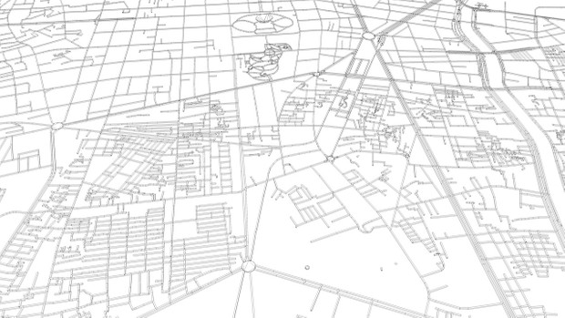 Ho Chi Minh Road Network and Streets Architectural 3D model