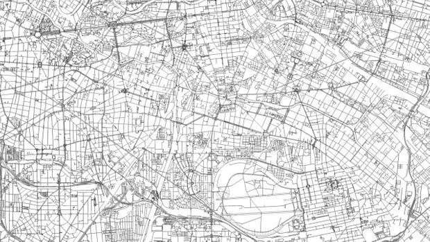 Berlin Road Network and Streets Architectural 3D model