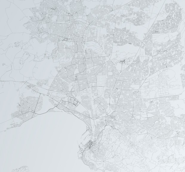 Cape Town Road Network and Streets Architectural 3D model