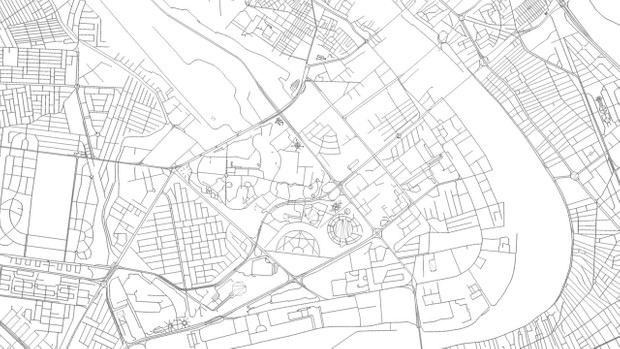 Baghdad Road Network and Streets Architectural 3D model