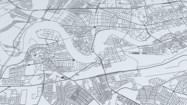 Baghdad Road Network and Streets Architectural 3D model