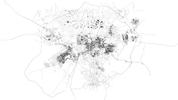 Cairo Road Network and Streets Architectural 3D model
