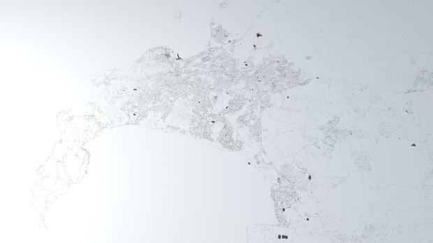 Cape Town Road Network and Streets Architectural 3D model