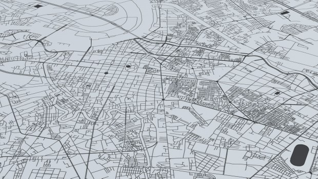 Ho Chi Minh Road Network and Streets Architectural 3D model