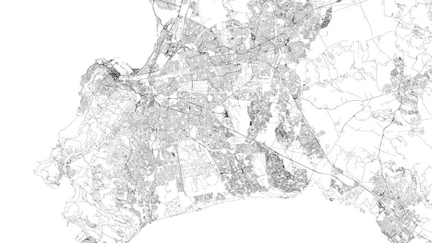 Cape Town Road Network and Streets Architectural 3D model