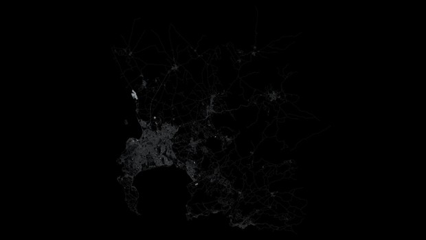 Cape Town Road Network and Streets Architectural 3D model