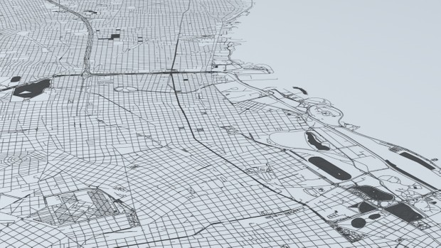 Buenos Aires Road Network and Streets Architectural 3D model