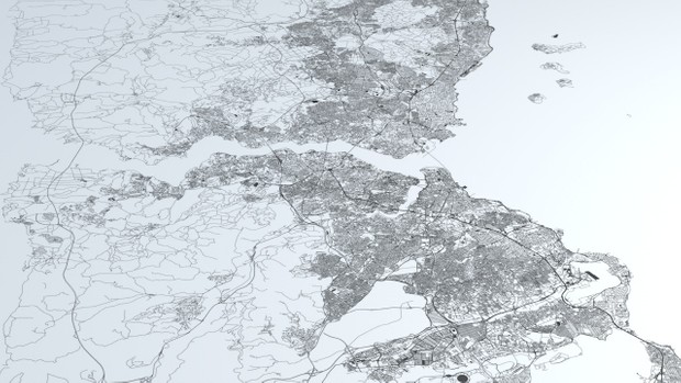 Istanbul Road Network and Streets Architectural 3D model