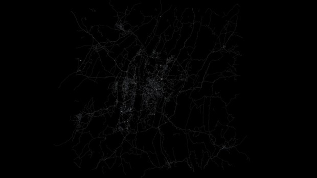 Chongquing Road Network and Streets Architectural 3D model