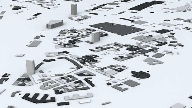 Gothenburg Streets and Buildings Architectural 3D Model