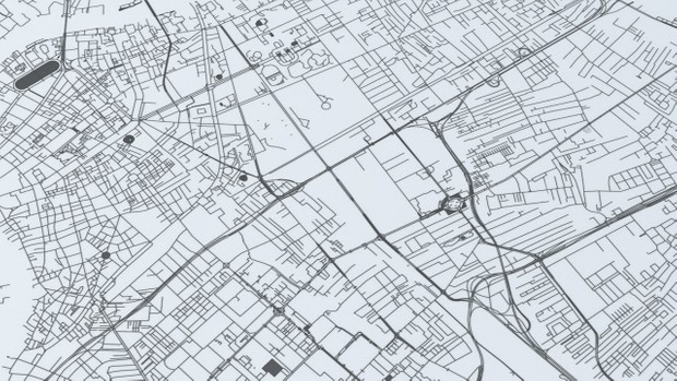 Bangkok Road Network and Streets Architectural 3D model