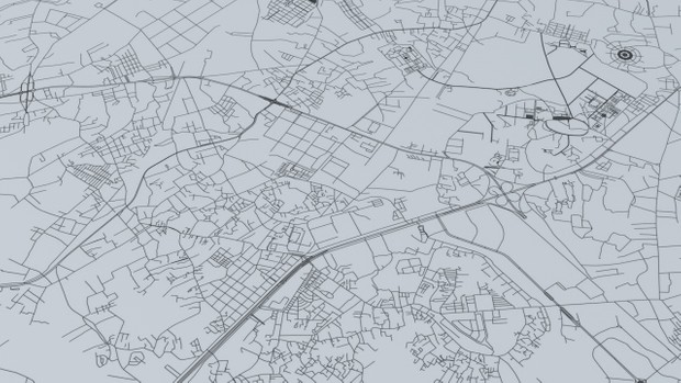 Ho Chi Minh Road Network and Streets Architectural 3D model