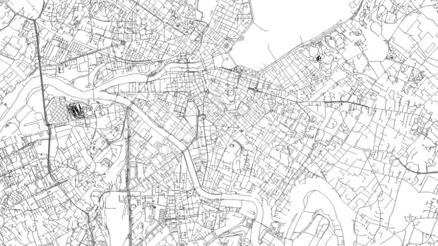 Geneva Road Network and Streets Architectural 3D model