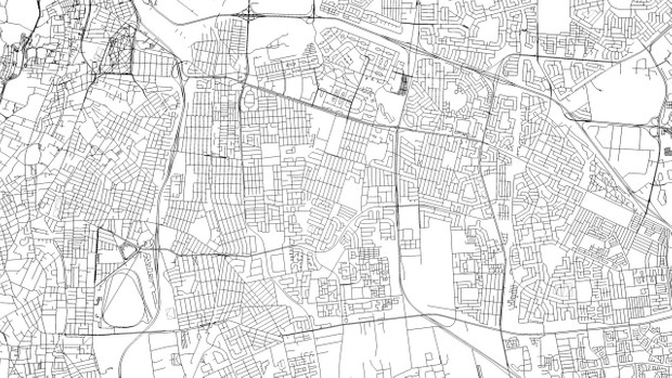 Cape Town Road Network and Streets Architectural 3D model