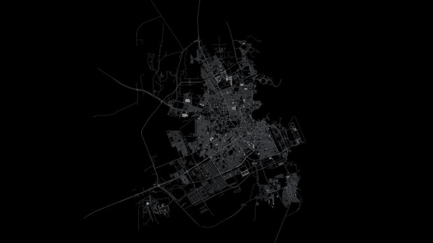 Doha Road Network and Streets Architectural 3D model
