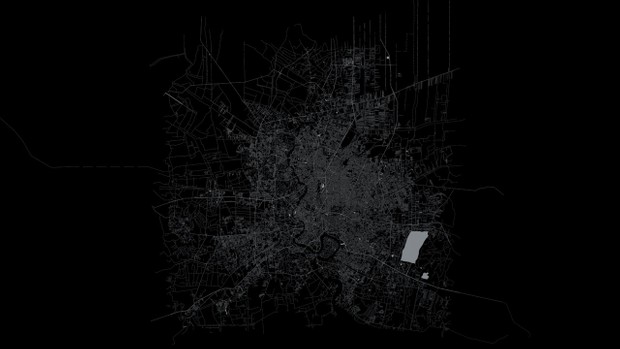 Bangkok Road Network and Streets Architectural 3D model