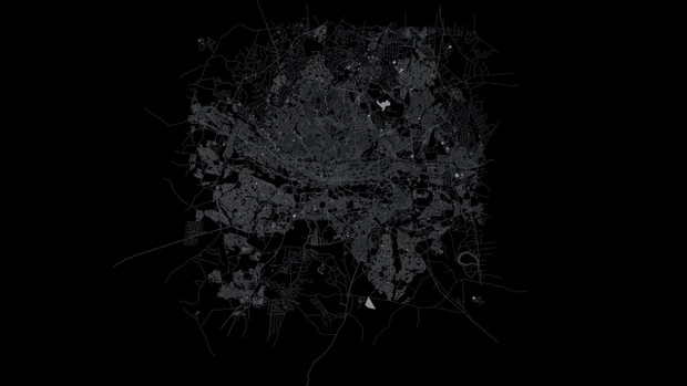 Johannesburg Road Network and Streets 3D model
