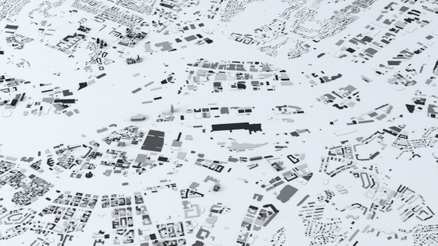 Gothenburg Streets and Buildings Architectural 3D Model