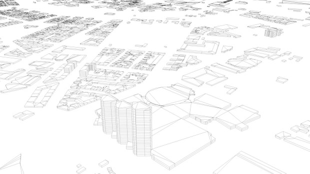 Gothenburg Streets and Buildings Architectural 3D Model