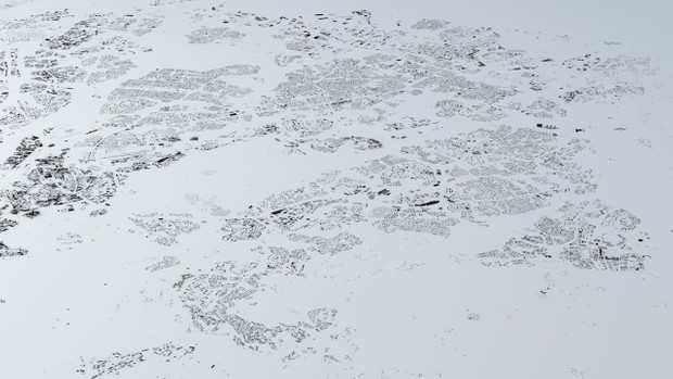 Helsinki Streets and Buildings Architectural 3D Model
