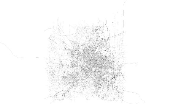 Bangkok Road Network and Streets Architectural 3D model