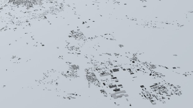Sendai Japan Streets and Buildings Architectural 3D Model