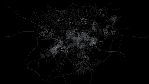 Cairo Road Network and Streets Architectural 3D model