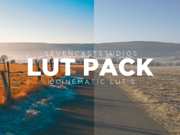 SevenCastStudios Lut Pack - 10 Cinematic Lut's