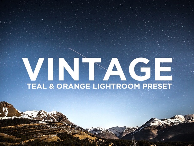 VINTAGE LIGHTROOM PRESET