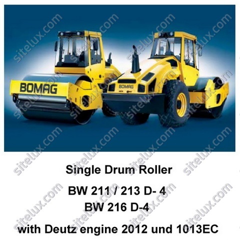Bomag BW 211/213/216 D-4 Single Drum Roller Service Training