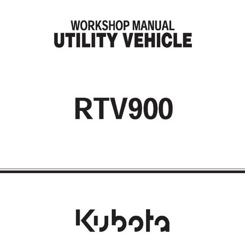 best kubota rtv 900 service manual image collection
