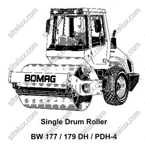 Bomag BW 177/179 DH/PDH-4 Single Drum Roller Service Training