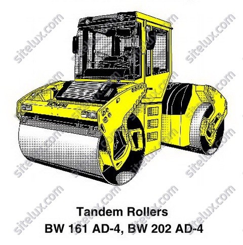 Bomag BW 161 AD-4, BW 202 AD-4 Tandem Rollers Service Training